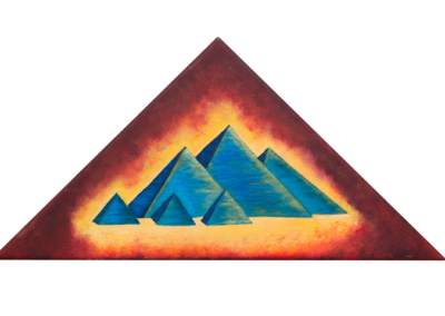 Pirámides azules