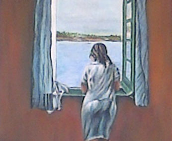 Noia a la finestra – Salvador Dalí